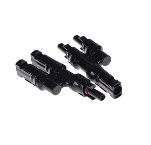 <span class=keywords><strong>Conector</strong></span> Solar <span class=keywords><strong>Tipo</strong></span> T de <span class=keywords><strong>2</strong></span> a 1, Impermeable IP67, DC1000V, Certificado, 30A, Cobre, para Paneles Solares - Product Image 4