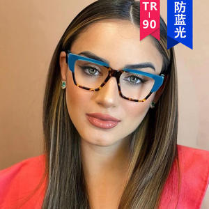 <span class=keywords><strong>2025</strong></span>มาใหม่แว่นตาสตรีกรอบแว่นตาสีฟ้าแนววินเทจเข้ากับเทรนด์ - Product Image 5