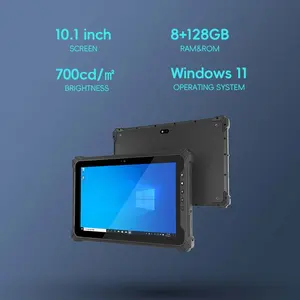 T10W 10 인치 윈-다우 IP65 방수 인텔 N5100 cpu 700 nits밝기 와이파이 산업용 야외 차량 사용을위한 견고한 태블릿 PC