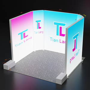Boîtes lumineuses publicitaires portables pour expositions, présentoirs de salon professionnel de 10 x 10, stand d'<span class=keywords><strong>exposition</strong></span>, conception LED pour impression, United - Product Image 1