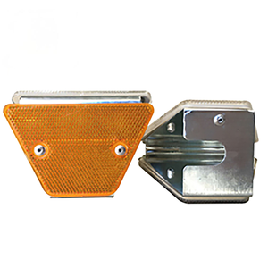 Meilleur prix pour les réflecteurs de garde-corps routiers, délimiteurs en aluminium de qualité ingénierie IP66 jaune/blanc - Product Image 1