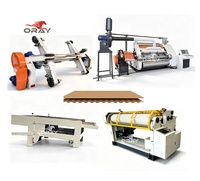 Ligne de production de machines d'usine Oray-Carton : Fonctionnement ininterrompu, structure compacte, ligne de fabrication de cartons ondulés 2 plis pour usine de boîtes en carton