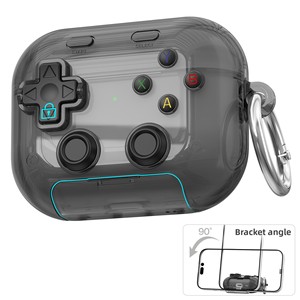 Nueva Funda Protectora Transparente para Auriculares con Soporte Descompresivo para 4 y Pro 3, Pintada con Spray - Product Image 2