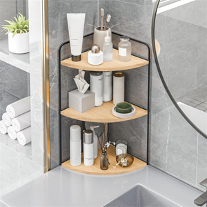 Organisateur de Comptoir de Salle de Bain en Bois à Prix Abordable pour Maquillage et Articles de Toilette – Présentoir de Rangement - Product Image 4