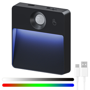 ไฟเซ็นเซอร์ตรวจจับความเคลื่อนไหวแบบชาร์จไฟได้ ดีไซน์ทันสมัย เปลี่ยนสีได้หลากหลาย ใช้เป็นไฟกลางคืนขนาดเล็ก เหมาะสำหรับทางเดิน บันได ห้องนอน ห้องนั่งเล่น - Product Image 3