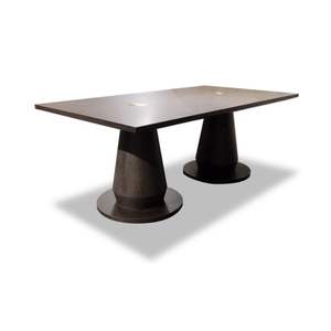 Vente en gros de table à manger Raya au design moderne meubles en bois élégants six places assemblés table à manger six places pour les espaces publics - Product Image 1