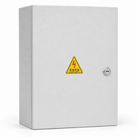 Boîte de distribution d'énergie industrielle 380V triphasée en acier inoxydable IP55, coffret de disjoncteurs électrique, boîtier étanche