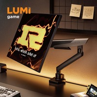 Bras de moniteur de jeu LDT84-C012-KP01 Ressort mécanique 17 "-40" Écran unique Conception classique Support de bureau robuste