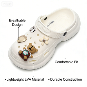 <span class=keywords><strong>Chaussures</strong></span> pour femmes OEM d'usine, nouvelle mode 2026, à enfiler, antidérapantes, à semelle épaisse, sandales de plage d'extérieur automne-été, sabots Croc pour infirmières - Product Image 4