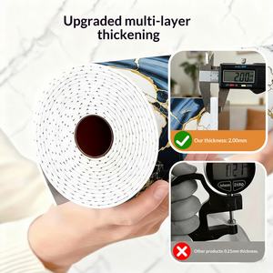 Pegatinas de Pared Modernas de Mármol Autoadhesivas, Resistentes al Agua y a Altas Temperaturas, para Decoración del Hogar y Fondo de TV - Product Image 4