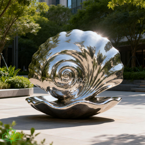 Escultura Moderna de Acero Inoxidable Pulido con Diseño Artístico Soldado Senzhao para Exteriores - Product Image 2