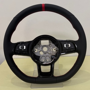 Volante Deportivo <span class=keywords><strong>R</strong></span> <span class=keywords><strong>Line</strong></span> para VW Golf MK5 MK6 MK7 R32 Passat B5 B6 Tiguan Polo Sedan Beetle <span class=keywords><strong>Caddy</strong></span> - Product Image 1