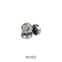 Roulement à billes à gorge profonde miniature 923zz de 2,3x9x3mm pour moteurs micro, personnalisable en usine en Chine