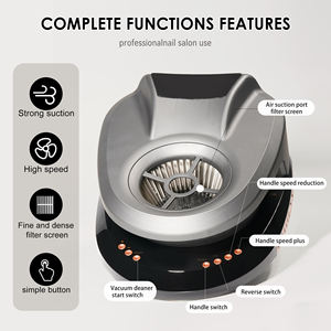 最新2 in 1 36wダストコレクター抽出機電気ダスト吸引機再利用可能フィルター付きアクリルゲル爪研磨用 - Product Image 2