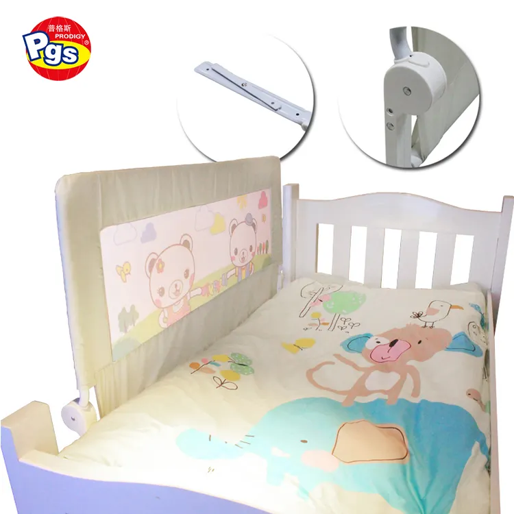 Cartoon Folding Baby Bed Rails For Children Safe blankets for babies