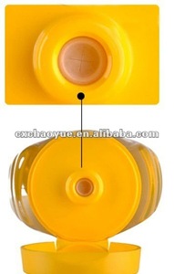Mật Ong Jar Rõ Ràng Nhựa Bóp Mật Ong Chai Gấu Mật Ong Container Dispenser Với Lật Top Nắp Và Con Dấu - Product Image 3