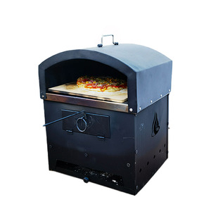 <span class=keywords><strong>Forno</strong></span> per Pizza Portatile Multifunzione a Carbone e Legna per Campeggio, Griglia BBQ da Esterno - Product Image 2