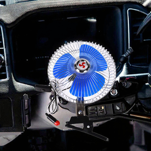 Autoventilator 12V24V Autoventilator met <span class=keywords><strong>clip</strong></span> voor gebruik in de auto, verstelbare schudding, klein elektrisch, multifunctioneel - Product Image 3