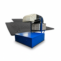 Machine de thermoformage automatique à vis unique avec moteur, pompe et roulement pour la production de tapis de sol de voiture en feuille TPE