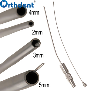 Aspiratore Dentale in Acciaio Inox, Tubo di Aspirazione 2mm/3mm/4mm/5mm, Pipette per Impianti, Attrezzatura per Cliniche Odontoiatriche - Product Image 1