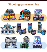Machine de jeu de tir dynamique EPARK Super Robinson, écran vidéo de 100 pouces, construction en métal et plastique, 4 joueurs, arcade