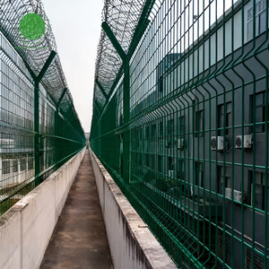 Sistema de Barrera Física Completo de Seguridad Perimetral Total, Cerca de Alambre Metálico 3D, 6 Pies de Altura, Verde Oscuro, Ecológico, Modelado 3D Máximo - Product Image 2