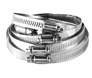 Colliers de serrage à vis sans fin polyvalents de type mini pour tuyaux et tubes robustes - Product Image 1