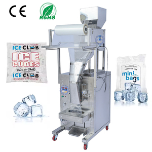 Machine d'emballage automatique de glaçons en sacs de 5 kg de qualité alimentaire, machine de conditionnement de glaçons à scellage arrière - Product Image 1