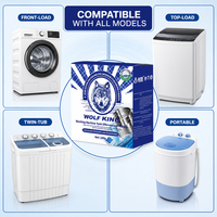 Tablettes nettoyantes pour lave-linge haute performance, solution de nettoyage en profondeur effervescente pour l'hygiène du tambour et de la cuve