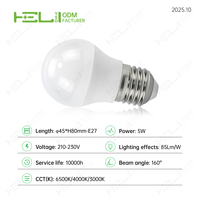 Ampoule LED SMD G E27-5W avec télécommande CRI 80 10000 heures Excellente dissipation thermique