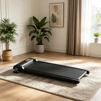 Tapis roulant compact pour la maison avec écran LED blanc, poids maximal de l'utilisateur 110 kg, surface de course 1000*400 mm