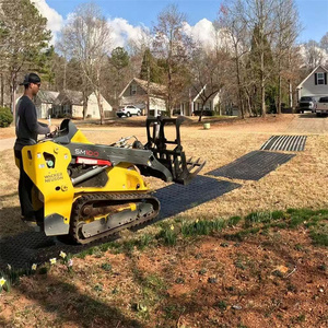 Tapis de protection temporaire ZSPE HR-GPM PE pour routes, 4x8 pieds, taille personnalisée, pour machines lourdes, épaisseur 10-102 mm, découpe 10 mm/15 mm - Product Image 5