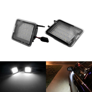 Feux de courtoisie LED rectangulaires pour rétroviseur, 12V, lumière blanche, résistants à l'eau, pour Ford Focus Kuga Mondeo - Product Image 3