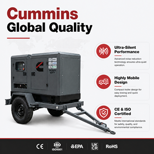 Groupe électrogène diesel Cummins UK Perkins 50kva 80kva 100kva 125kva 150kva 200kva 50kw 100kw 200kw - Product Image 4