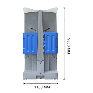 Toppla נייד hdpe נייד אורינל 4 אנשים לעמוד urinals עבור גברים מחוץ לשירותים ניידים