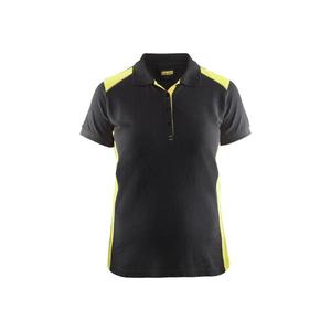 BLAKLADER - 339010509933XXXL Polo Mujer Negro/Amarillo-EAN 7330509588185 CAMISETAS Y POLOS DE TRABAJO - Product Image 1