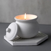 Boîte de rangement en résine époxy cristalline DIY avec couvercle, moule en silicone miroir, forme de bijoux en plâtre, outil pour gâteau, matériau en béton