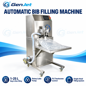 Machine de remplissage et de bouchage GenJet à tête unique pour emballage Bag-in-Box de jus, vin, liquides à base d'œufs, pulpe de fruits et huile de cuisson - Product Image 6