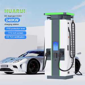 Nouvelle station <span class=keywords><strong>de</strong></span> recharge DC pour véhicules électriques haute vitesse 240 kW, verticale, à double borne, pour usage commercial, avec lecteur <span class=keywords><strong>de</strong></span> carte/QR <span class=keywords><strong>code</strong></span>, 95 %+ - Product Image 4
