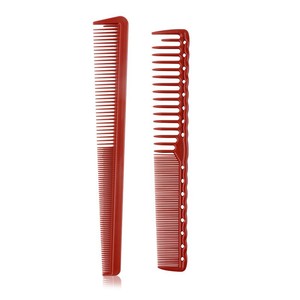 Lot de 2 peignes de barbier noirs en plastique pour la coiffure <span class=keywords><strong>à</strong></span> <span class=keywords><strong>domicile</strong></span>, outil de coiffage, peigne <span class=keywords><strong>à</strong></span> cheveux, logo personnalisé - Product Image 6