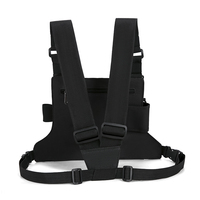 Nouveau modèle de sac de poitrine radio, harnais, sacoche frontale, étui, sacoche tactique, gilet, fermeture éclair, étanche, pour radio bidirectionnelle