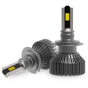 Nouveaux phares LED H7 haute luminosité 98W, lumière blanche froide 6000K, 12000 lumens, durée de vie de 50 000 heures, éclairage panoramique à 360 degrés - Product Image 2