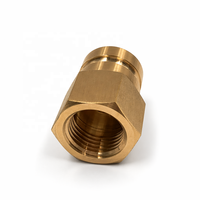 Acoplamiento de Desconexión Rápida de Titanio Gr5 Ti-6Al-4V, Mecanizado por CNC, Alta Resistencia, Personalizado OEM, para Sistemas Hidráulicos y Neumáticos
