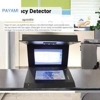 Loupe de bureau portable E-UVD en métal avec détection IR de filigranes et de billets de banque