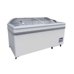 Congelador vertical de exhibición para supermercado Smad 700L con puerta de vidrio curvo para DDH-700XU(YX) - Product Image 3