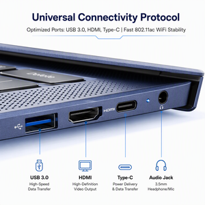 Nueva Laptop Educativa <span class=keywords><strong>para</strong></span> Estudiantes de 14 Pulgadas, Windows 11, Ultradelgada, Portátil, <span class=keywords><strong>para</strong></span> Negocios y Aprendizaje en Línea - Product Image 6