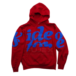 Sweat à capuche Slim Fit Puff Printing pour hommes Vêtements d'hiver décontractés avec fermeture à glissière Hot Selling Online - Product Image 1