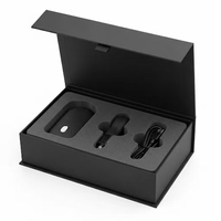 Boîte personnalisée pour jouets sexuels pour adultes, avec fenêtre magnétique discrète, tiroir rigide, doublure en éponge, revêtement UV, gaufrage et pelliculage mat, vente en gros
