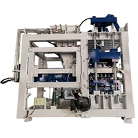 Máquina Automática para Bloques de Cemento QT10-15 con Control PLC