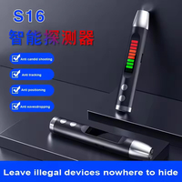 S16 Anti-caché Caméra Détecteur Bug Détecteur RF Signal Finder Dispositif Stylo LED Infrarouge Balayage Micro Cam GPS Tracker Finder